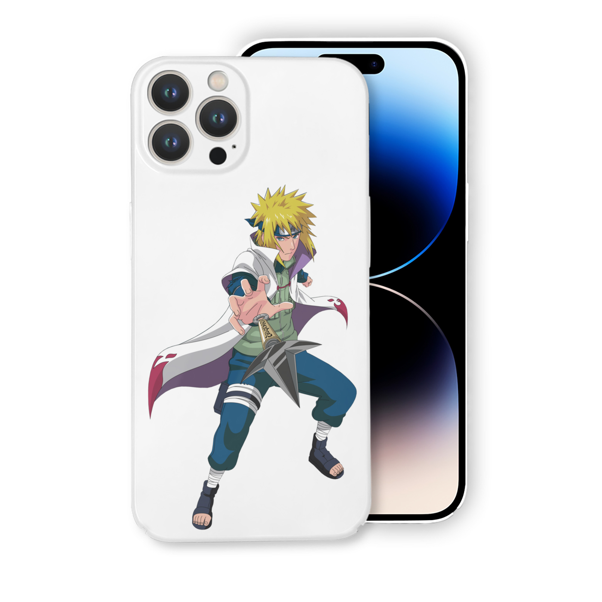 （画像用） NARUTO -ナルト- 波風 ミナト Namikaze Minato 【iPhone 14シリーズ対応】ハードケース